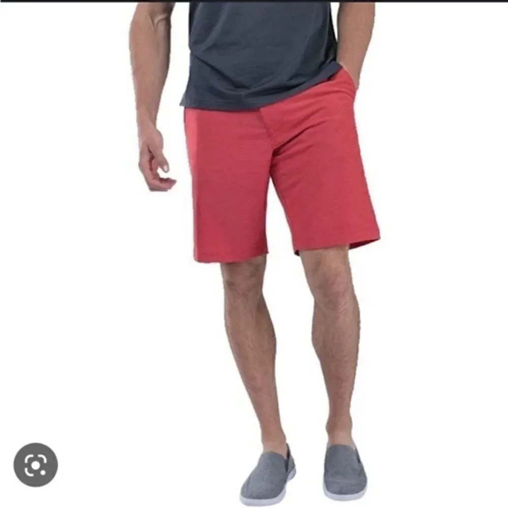 Travis Mathew Beck Shorts Performance Short Red Size 36